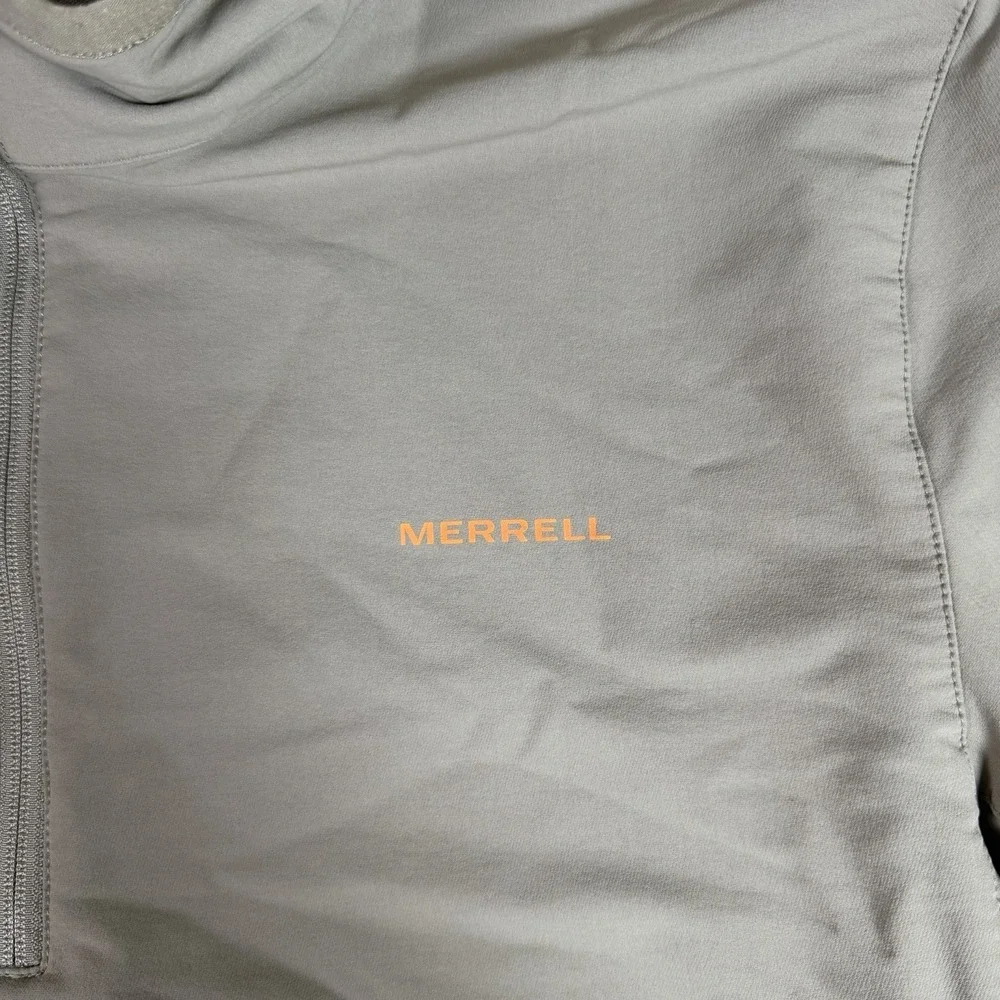 Merrell Men's Large Green 1/4 Zip Jacket Hiking Outdoors